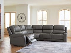 Warmstead Furniture - Ashley Furniture - 5Z - Pittson Sectional - 5-Piece Power Reclining Sectional - PCU12600S4