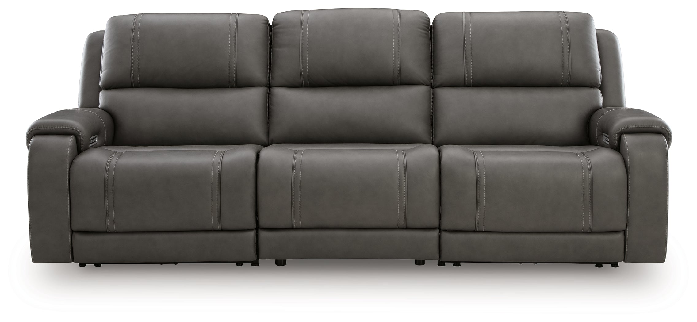 Warmstead Furniture - Ashley Furniture - 5Z - Pittson Sectional - 3-Piece Power Sectional Reclining Sofa / Anchor - PCU12600S3