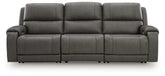 Warmstead Furniture - Ashley Furniture - 5Z - Pittson Sectional - 3-Piece Power Sectional Reclining Sofa / Anchor - PCU12600S3