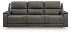 Warmstead Furniture - Ashley Furniture - 5Z - Pittson Sectional - 3-Piece Power Sectional Reclining Sofa / Anchor - PCU12600S3