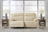 Warmstead Furniture - Ashley Furniture - Double Deal Sectional - 5-Piece Reclining Sectional with Console / Almond - U13001S8