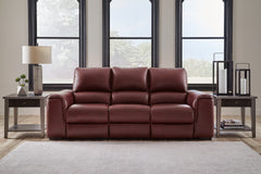 Warmstead Furniture - Ashley Furniture - Alessandro Living Room - PWR Recliner/ADJ Headrest / Garnet - U2550113