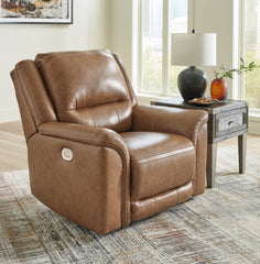 Warmstead Furniture - Ashley Furniture - Trasimeno Living Room - 2 Seat PWR REC Sofa ADJ HDREST / Caramel - U8281547