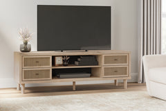 Warmstead Furniture - Ashley Furniture - Cielden TV Stand - 72" / Two-tone - W1199-68