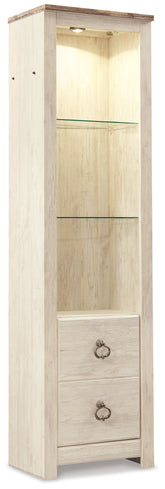 Warmstead Furniture - Ashley Furniture - Willowton Entertainment Center - Pier / Whitewash - W267-24