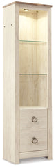 Warmstead Furniture - Ashley Furniture - Willowton Entertainment Center - Pier / Whitewash - W267-24