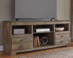 Warmstead Furniture - Ashley Furniture - Trinell TV Stand - 63" / Brown - W446-68