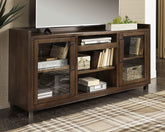 Warmstead Furniture - Ashley Furniture - Starmore 70" TV Stand - 70" / Brown - W633-68
