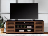 Warmstead Furniture - Ashley Furniture - Kallari 84" TV Stand - 84" / Warm Brown/Black - W737-78