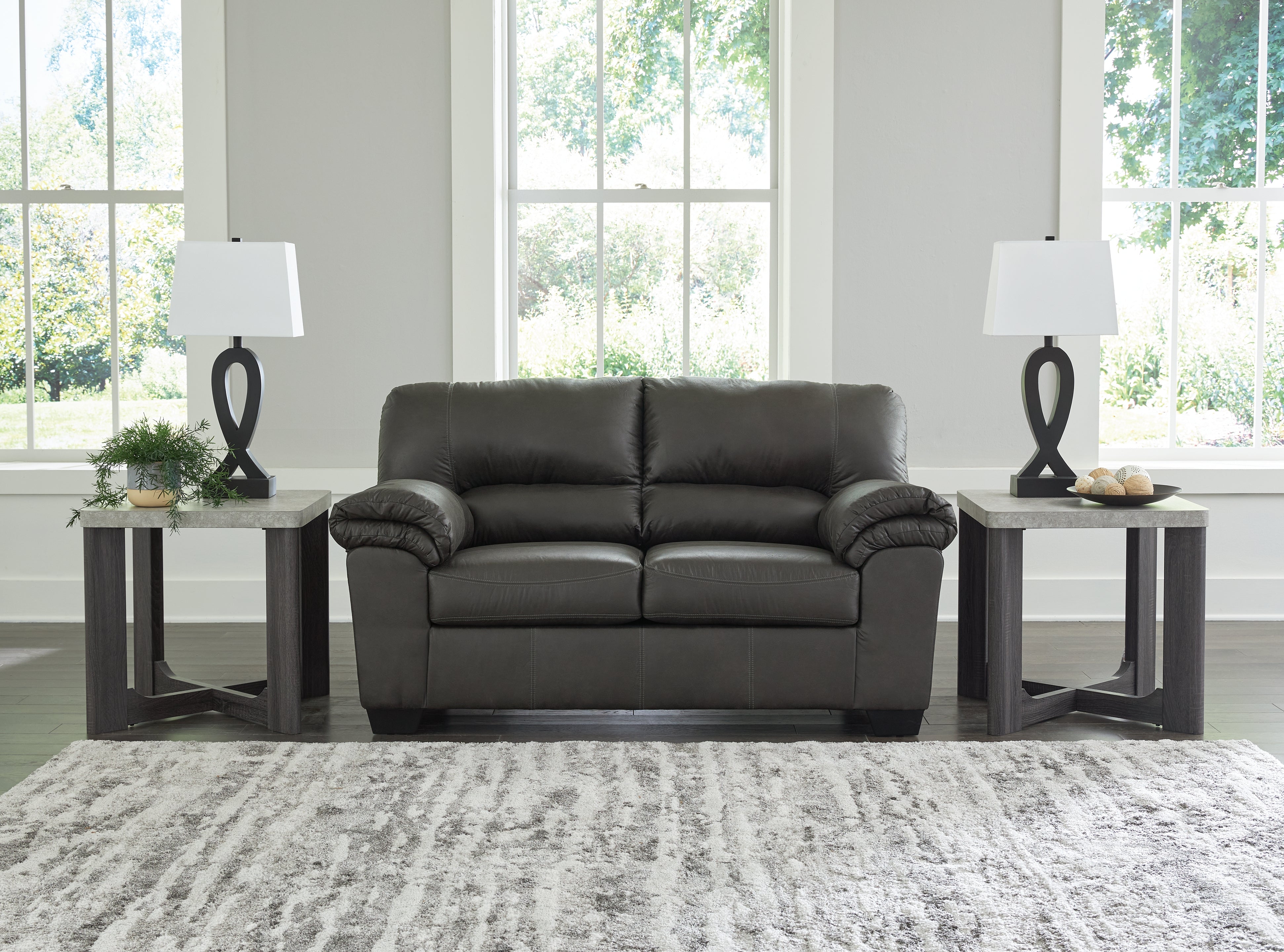 Warmstead Furniture - Ashley Furniture - Bladen Living Room - Loveseat / Slate - 1202135