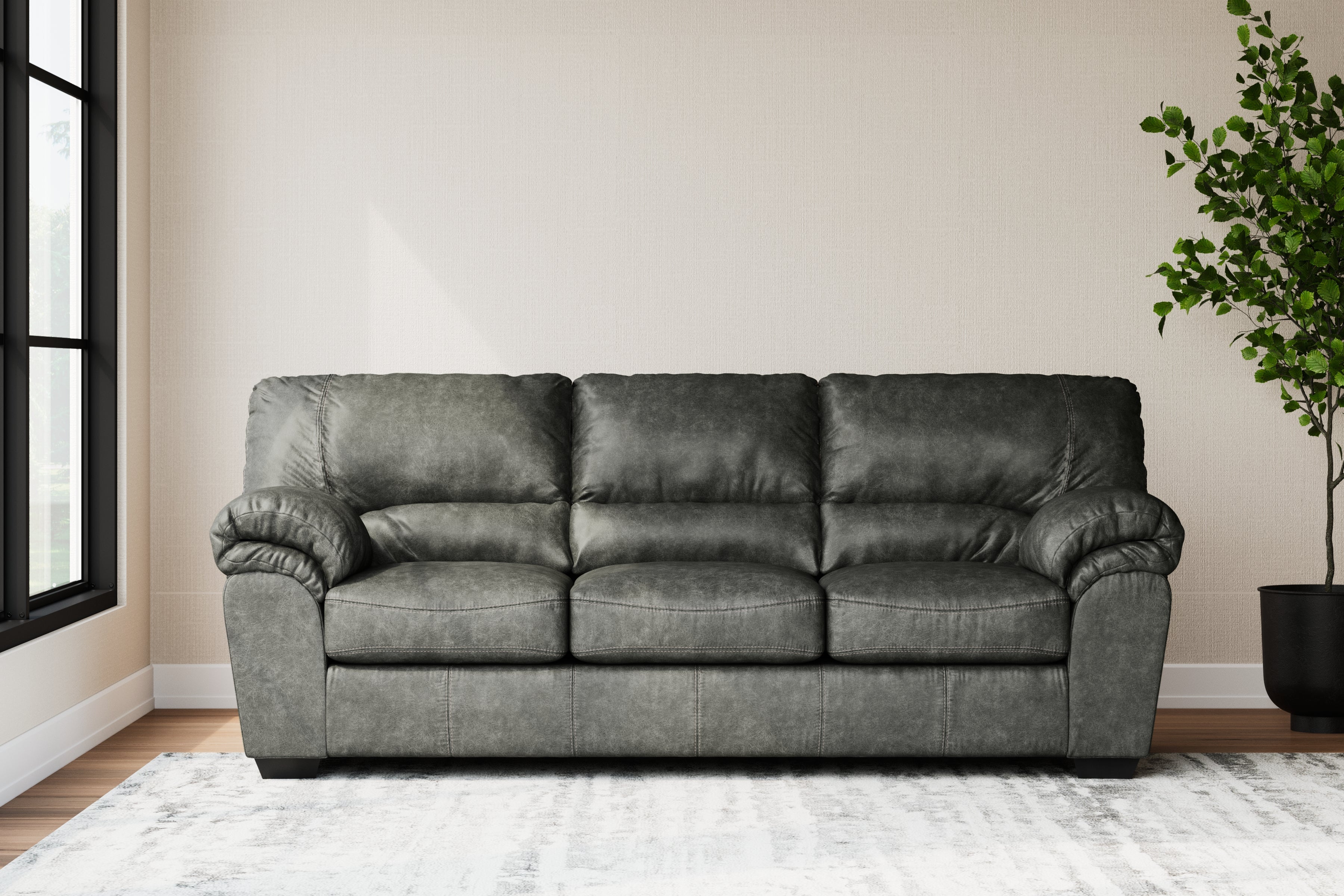 Warmstead Furniture - Ashley Furniture - Bladen Living Room - Sofa / Slate - 1202138
