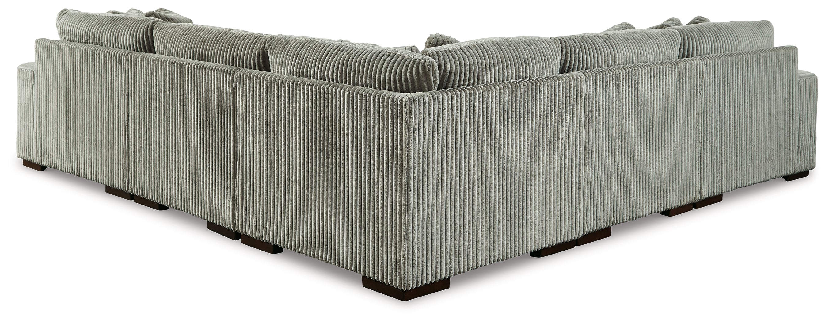 Warmstead Furniture - Ashley Furniture - Lindyn Sectional - RAF 6-Piece Sectional / Ivory - 21104S20