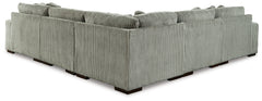Warmstead Furniture - Ashley Furniture - Lindyn Sectional - RAF 6-Piece Sectional / Ivory - 21104S20