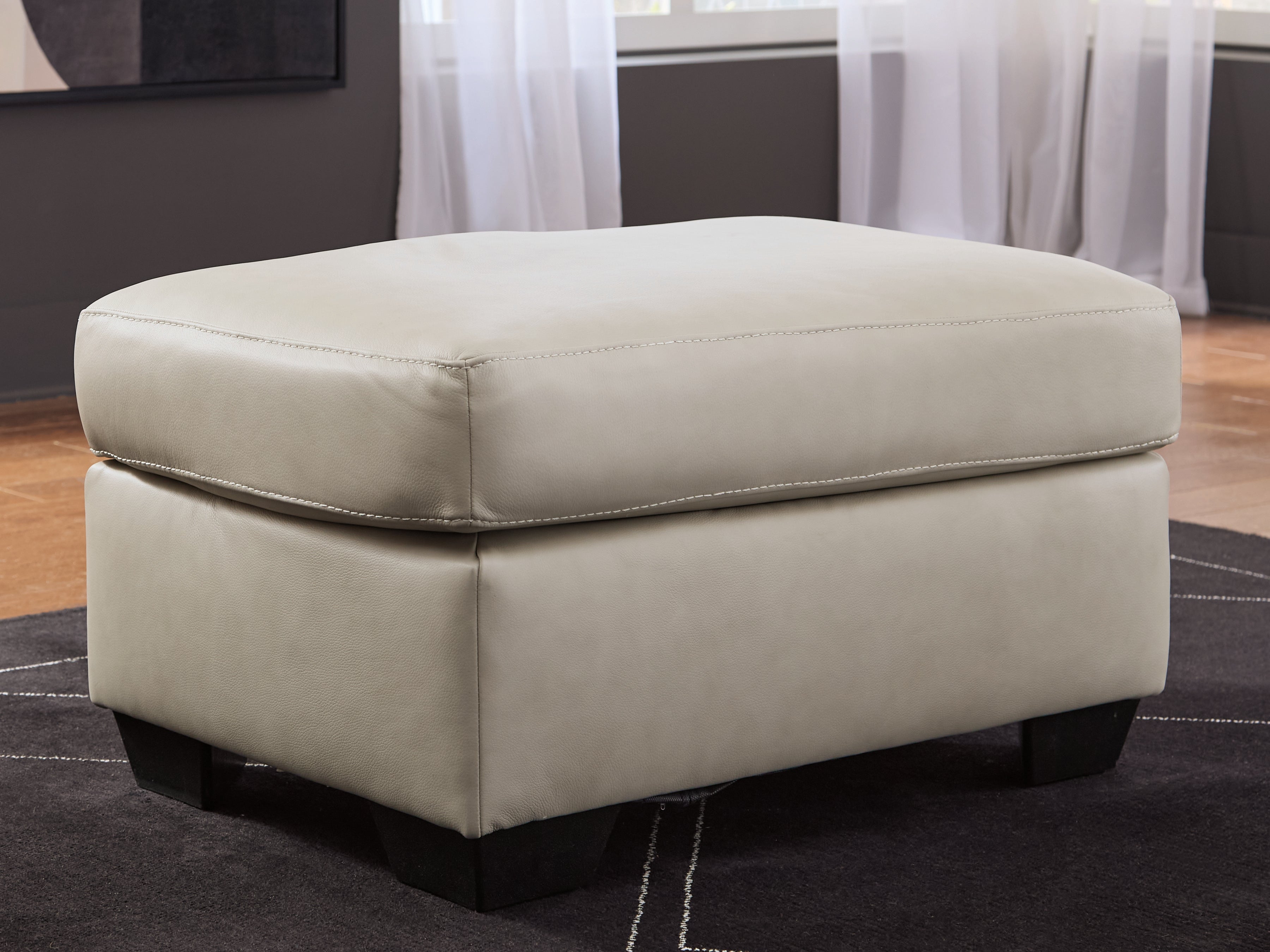 Warmstead Furniture - Ashley Furniture - Santorine Living Room - Ottoman / Bone - 2170814