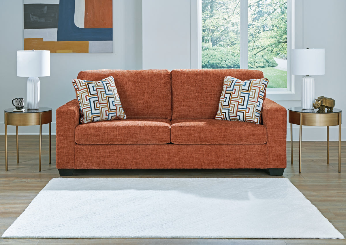 Warmstead Furniture - Ashley Furniture - Aviemore Living Room - Queen Sofa Sleeper / Ink - 2430339