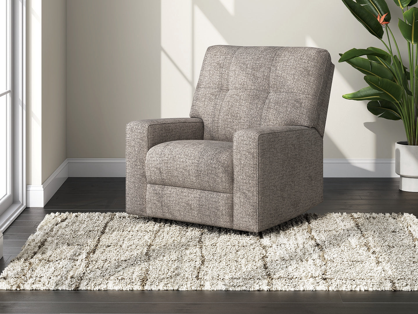 Warmstead Furniture - Ashley Furniture - Larimer Living Room - Rocker Recliner / Iron - PC2920425