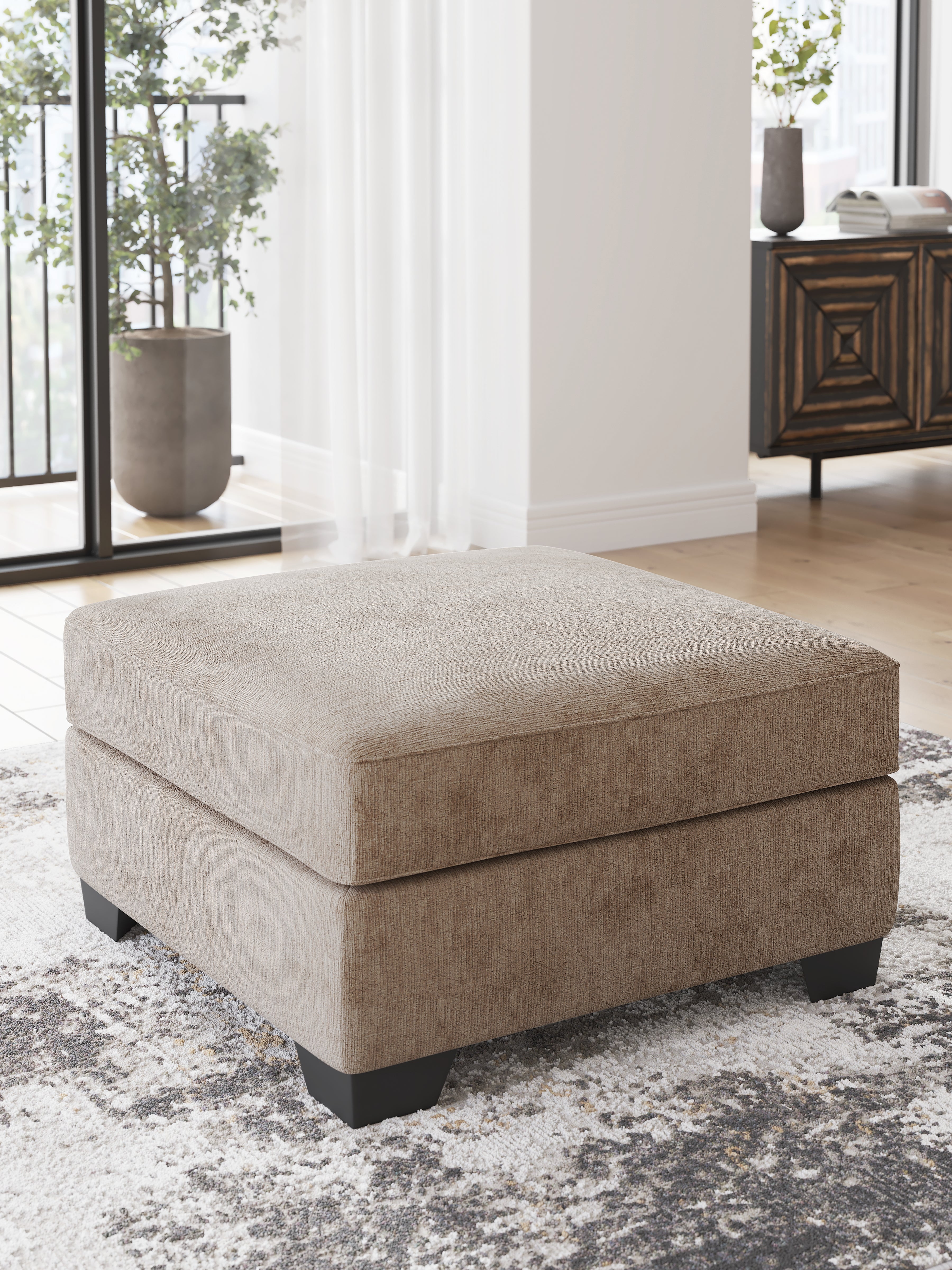 Warmstead Furniture - Ashley Furniture - Olten Living Room - Oversized Accent Ottoman / Mocha - 3130408