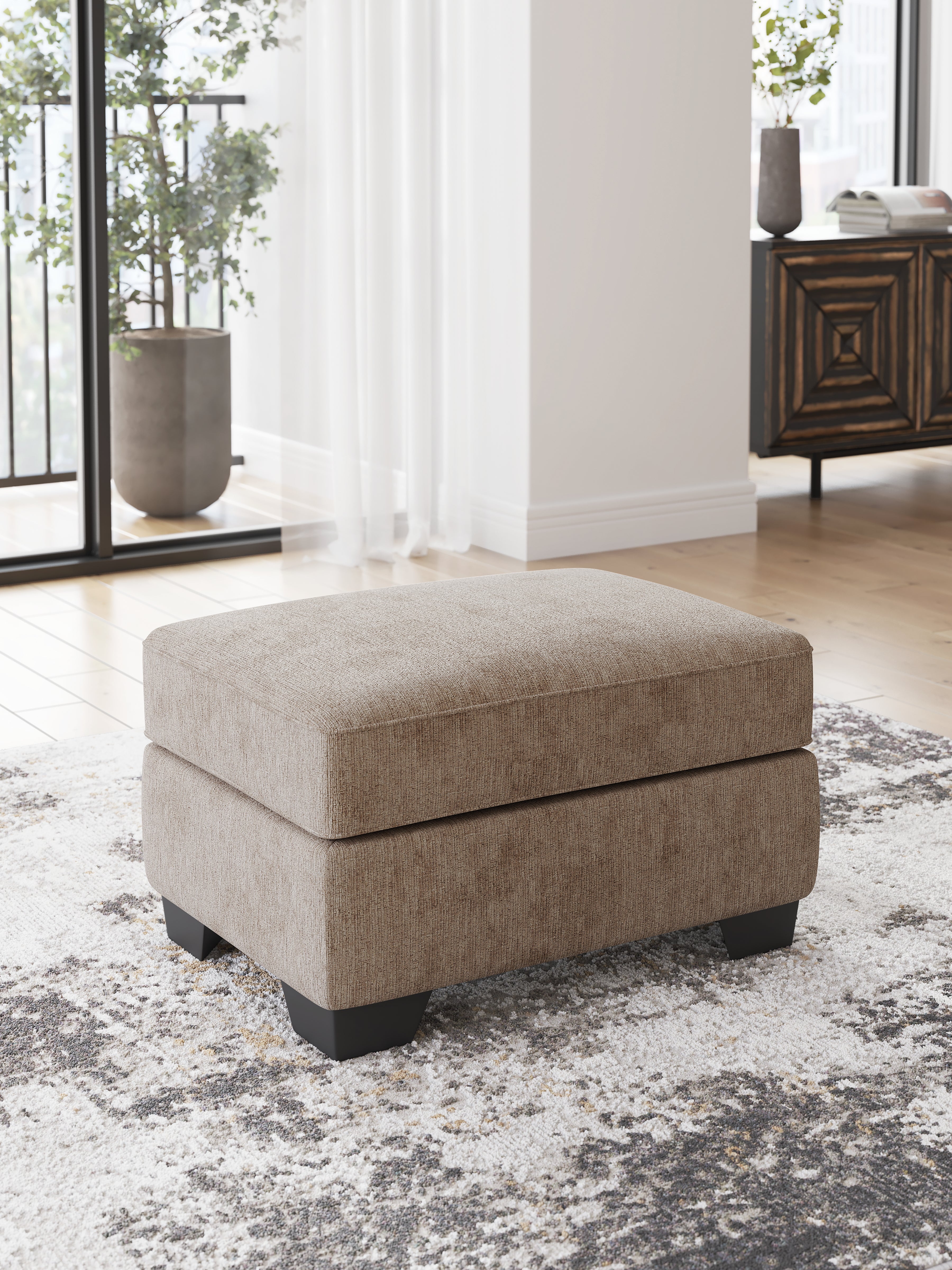 Warmstead Furniture - Ashley Furniture - Olten Living Room - Ottoman / Mocha - 3130414