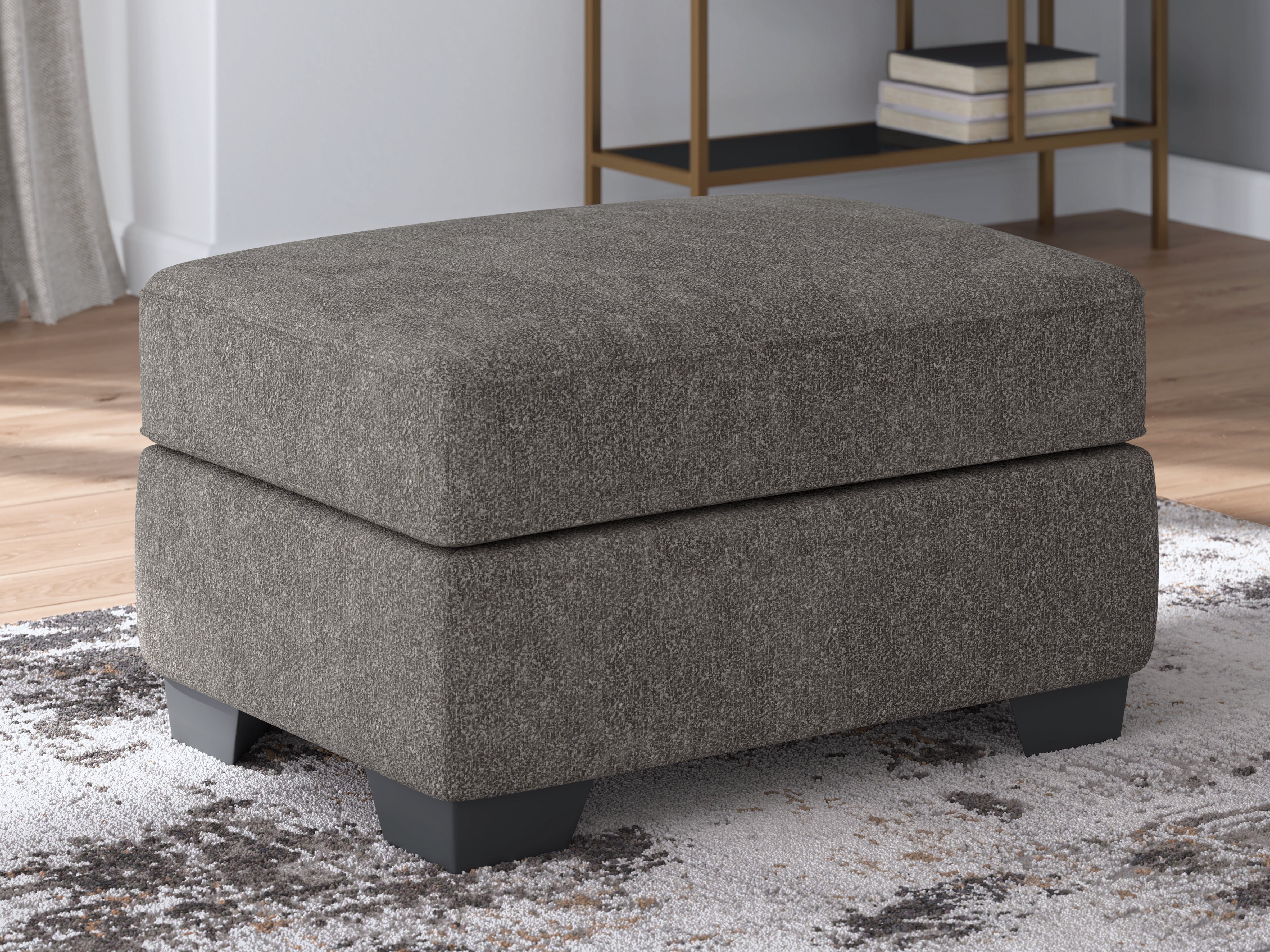Warmstead Furniture - Ashley Furniture - Olten Living Room - Ottoman / Graphite - 3130514