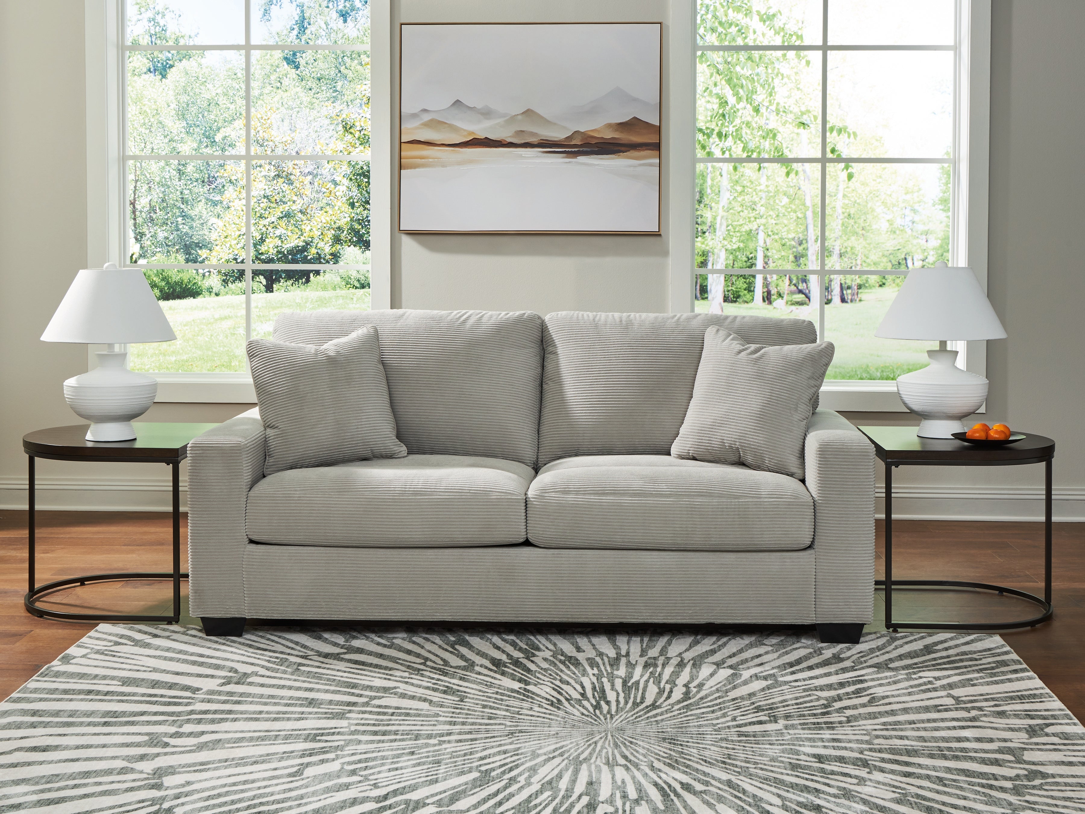 Warmstead Furniture - Ashley Furniture - Greenbriar Living Room - Sofa / Smoke - PC3200538