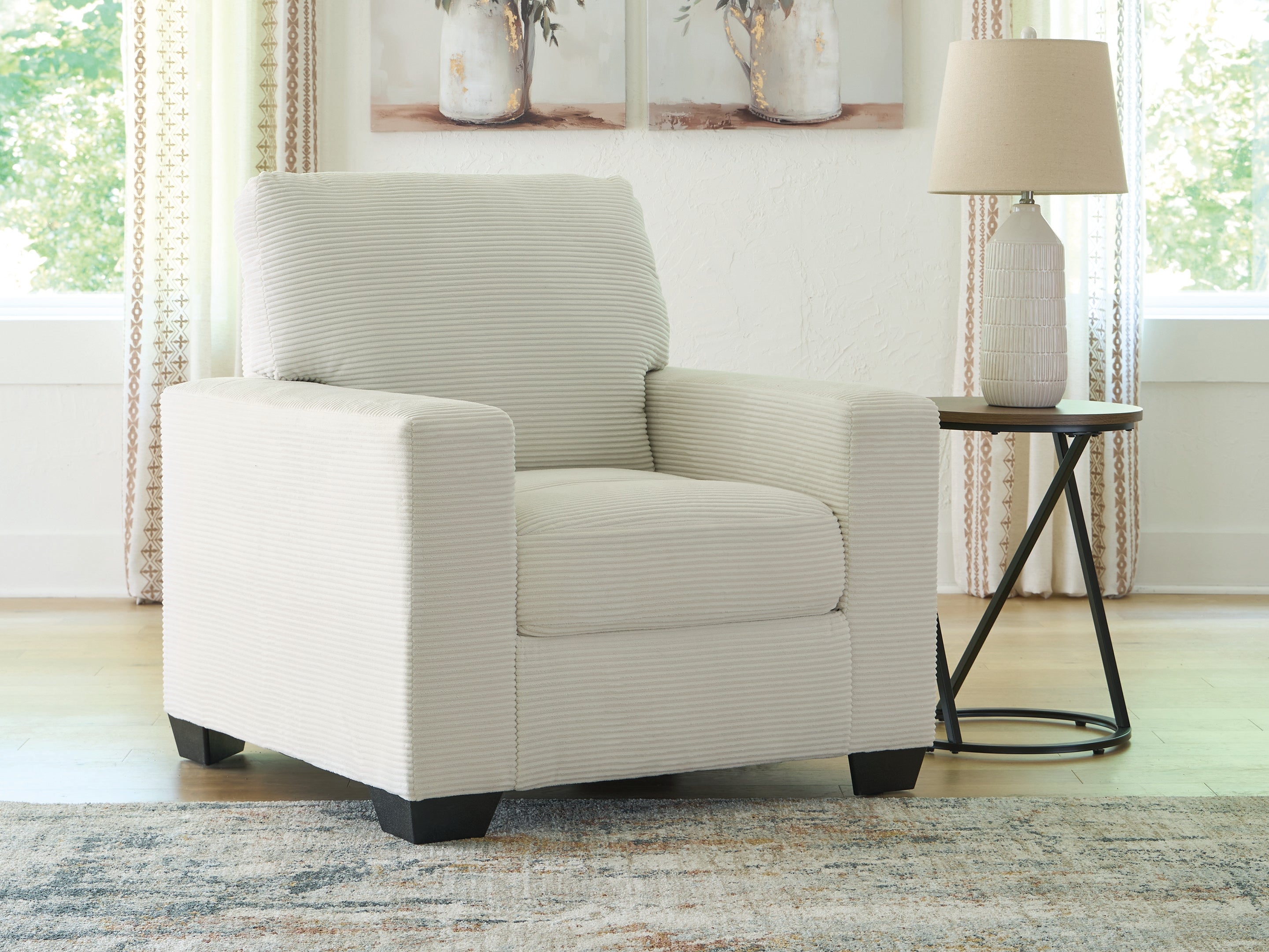 Warmstead Furniture - Ashley Furniture - Greenbriar Living Room - Chair / Ivory - PC3200620