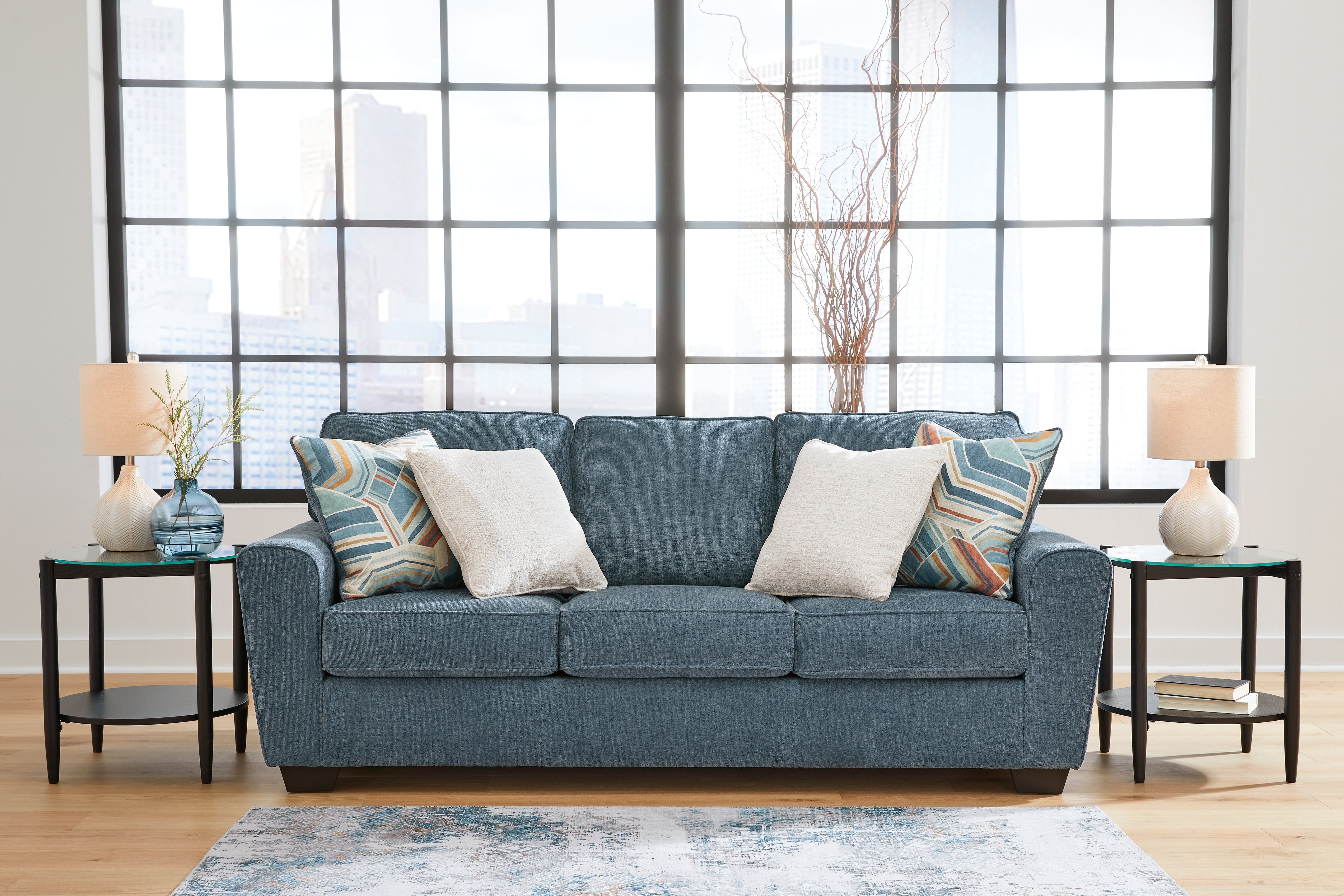 Warmstead Furniture - Ashley Furniture - Cashton Living Room - Sofa / Blue - 4060538