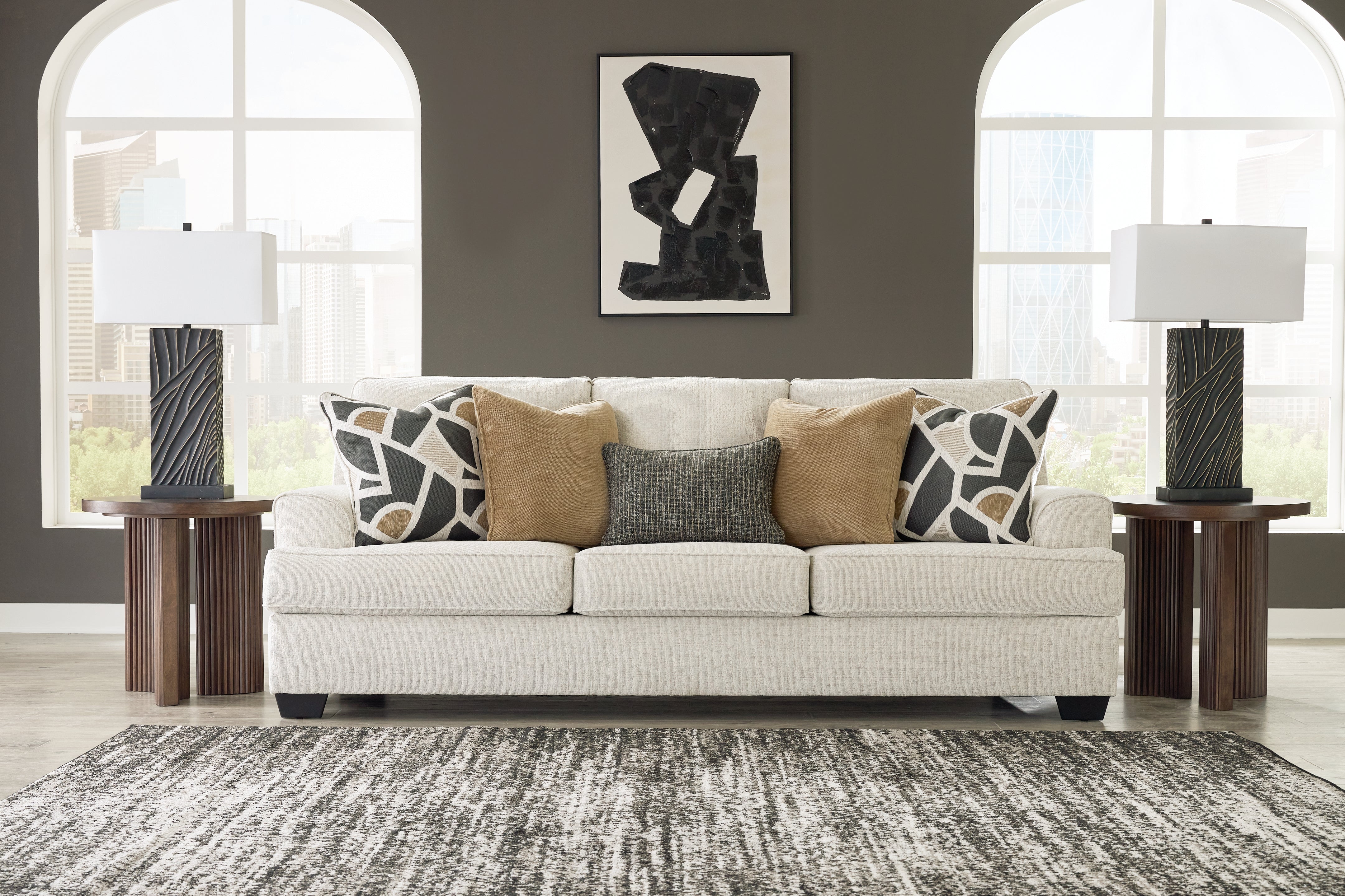 Warmstead Furniture - Ashley Furniture - Heartcort Living Room - Sofa / Quartz - 4460438