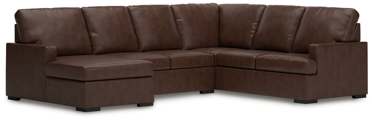 Warmstead Furniture - Ashley Furniture - McDowlan Sectional - RAF 3-Piece Sectional with Chaise / Coffee - PC48504S2
