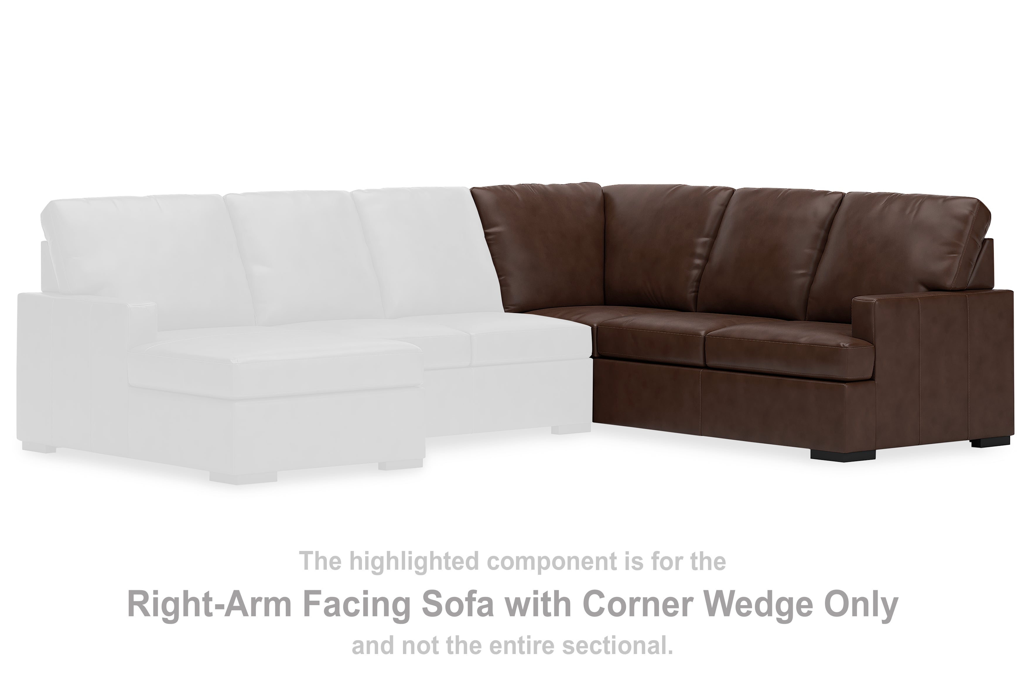 Warmstead Furniture - Ashley Furniture - McDowlan Sectional - RAF Sofa w/Corner Wedge / Coffee - PC4850449