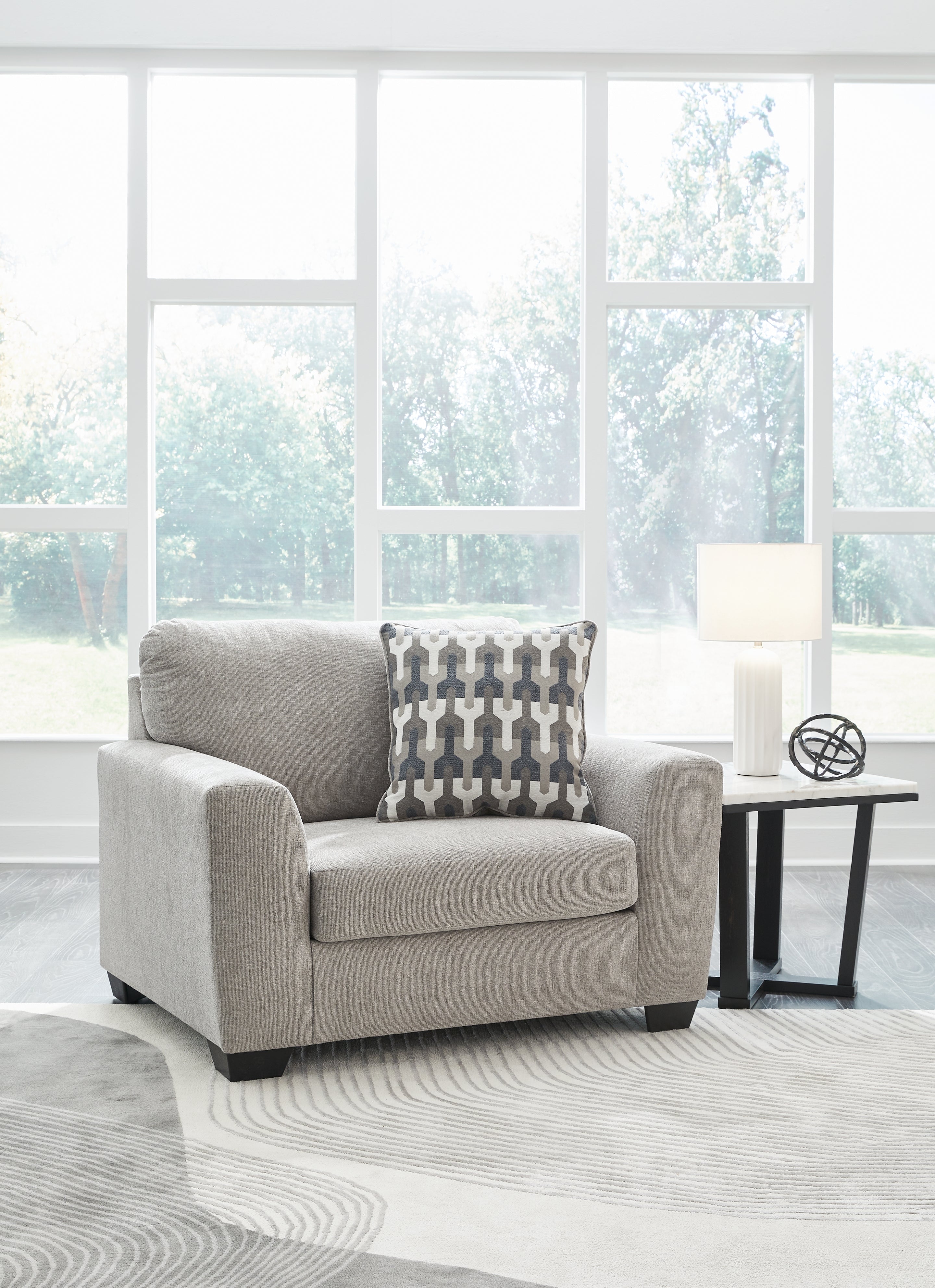 Warmstead Furniture - Ashley Furniture - Avenal Park Living Room - Chair and a Half / Flannel - 5080523