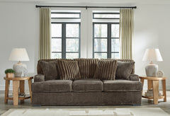 Warmstead Furniture - Ashley Furniture - Aylesworth Living Room - Ottoman / Chocolate - 5370214