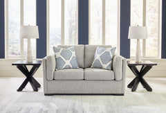 Warmstead Furniture - Ashley Furniture - Evansley Living Room - Ottoman / Pewter - 5450314
