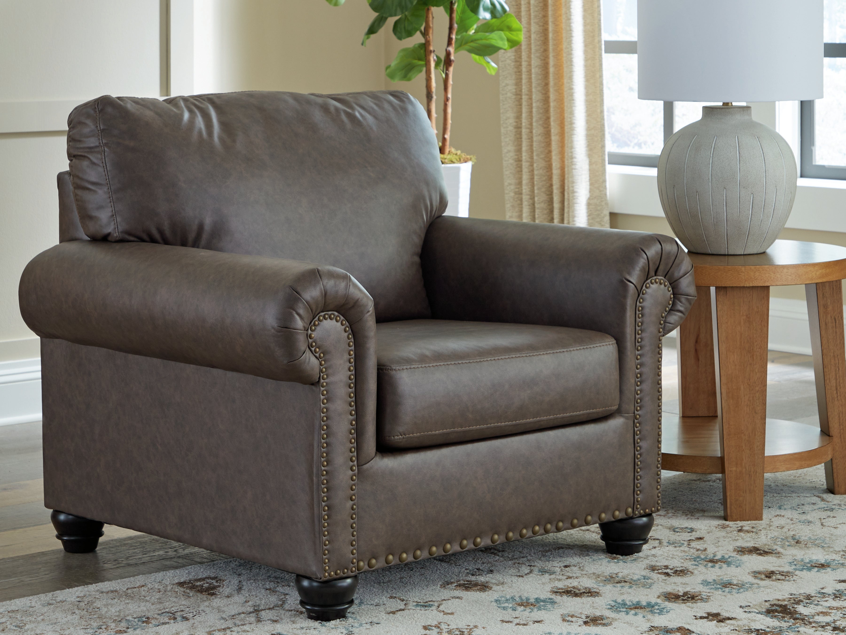 Warmstead Furniture - Ashley Furniture - Roxmere Living Room - Chair / Umber - 5550320
