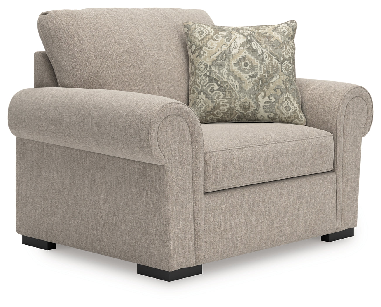 Warmstead Furniture - Ashley Furniture - Sararose Living Room - Chair and a Half / Heather - 5710223