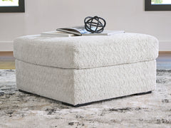 Warmstead Furniture - Ashley Furniture - Cuddle Plush Living Room - Oversized Accent Ottoman / Arctic - PC5910608