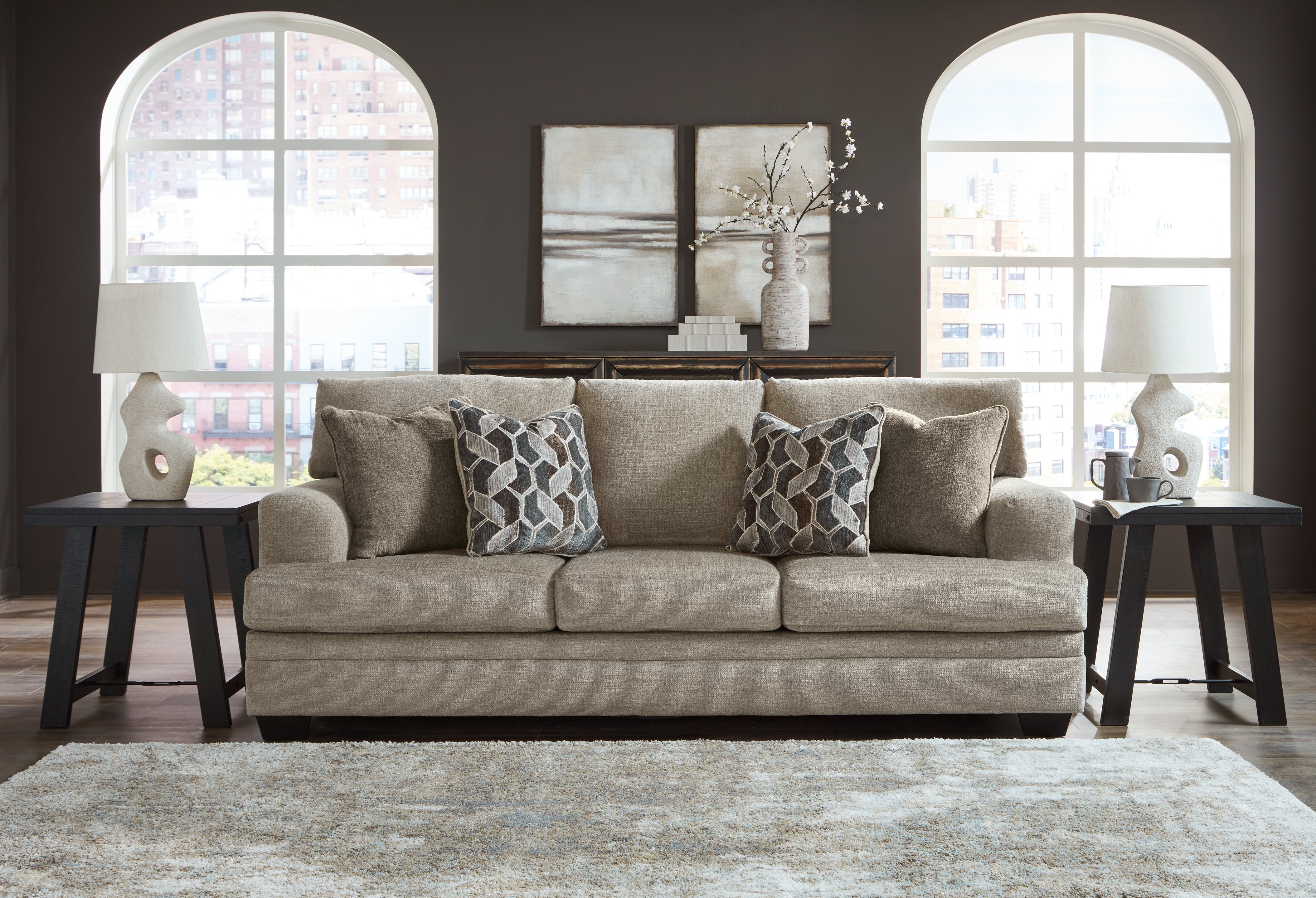 Warmstead Furniture - Ashley Furniture - Stonemeade Living Room - Sofa / Taupe - 5950438