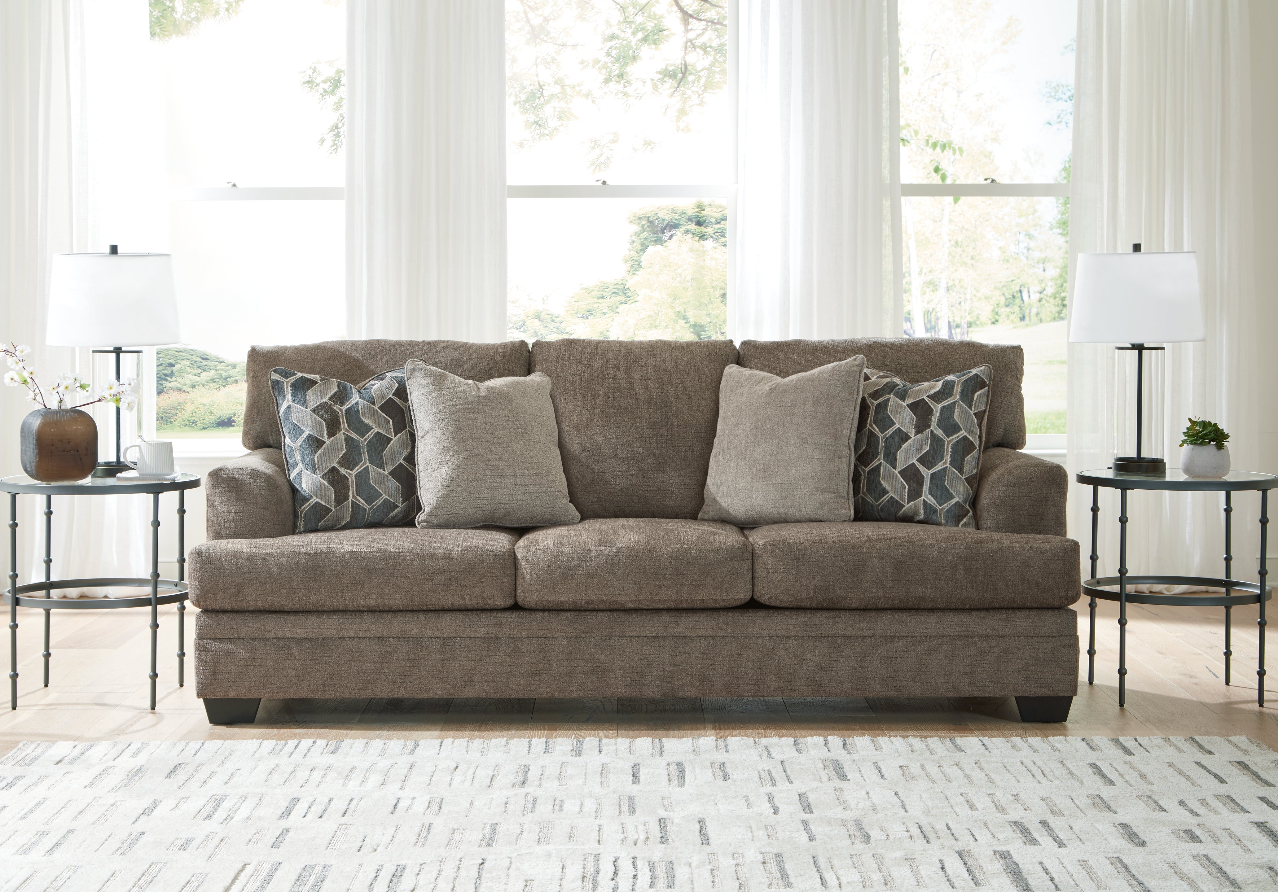 Warmstead Furniture - Ashley Furniture - Stonemeade Living Room - Sofa / Nutmeg - 5950538
