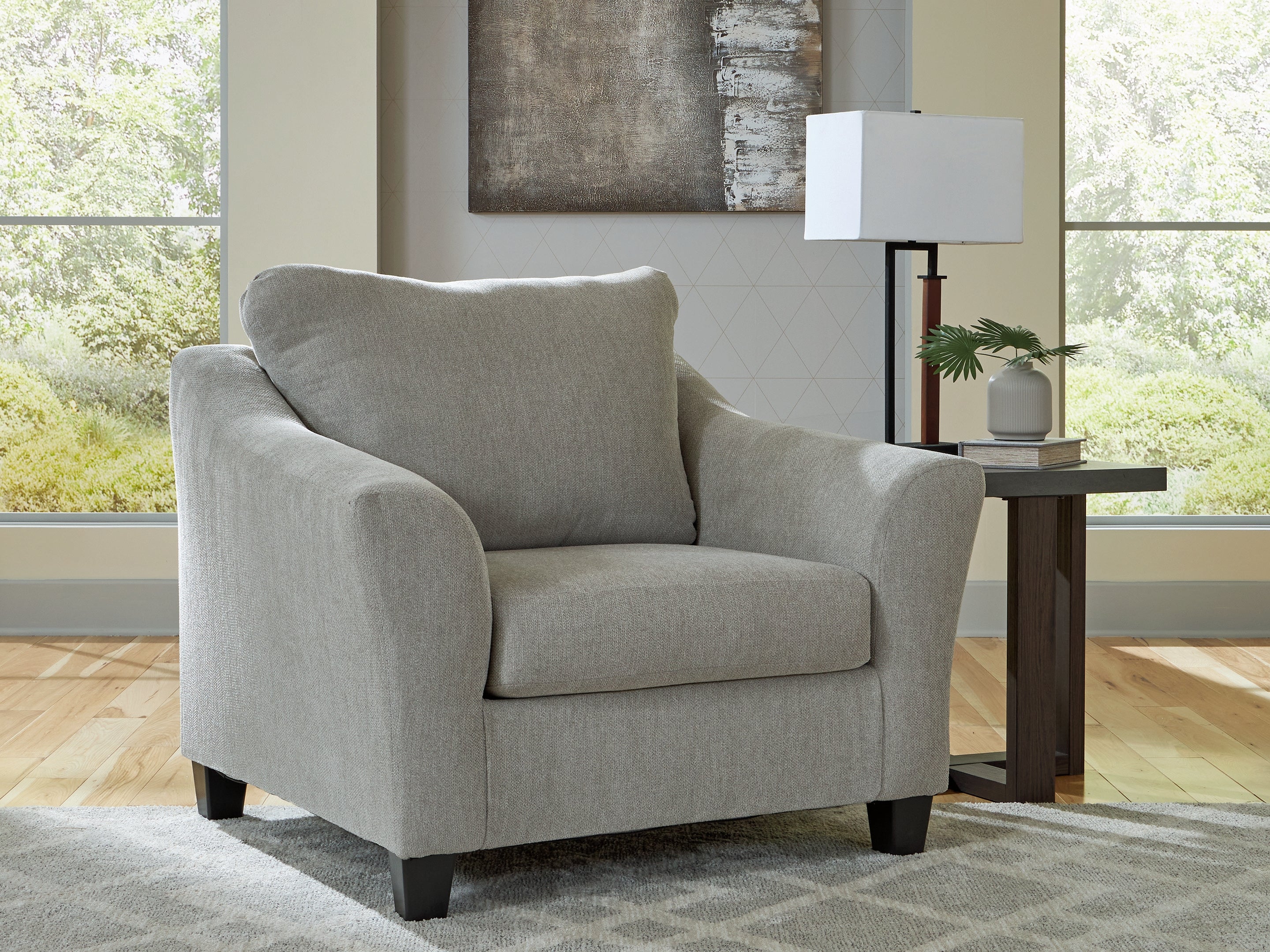 Warmstead Furniture - Ashley Furniture - Willarae Living Room - Chair and a Half / Taupe - 5980323