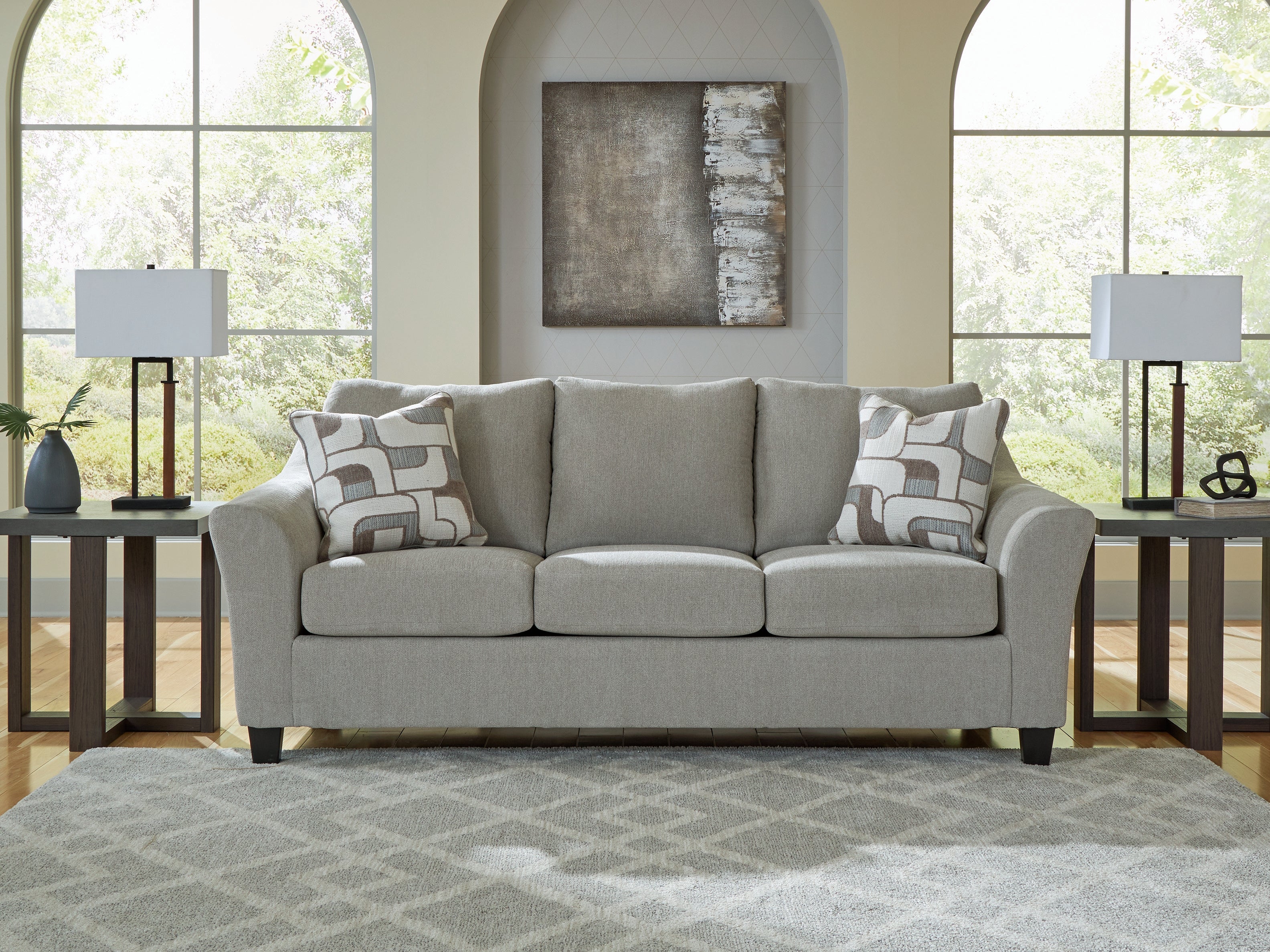 Warmstead Furniture - Ashley Furniture - Willarae Living Room - Sofa / Taupe - 5980338