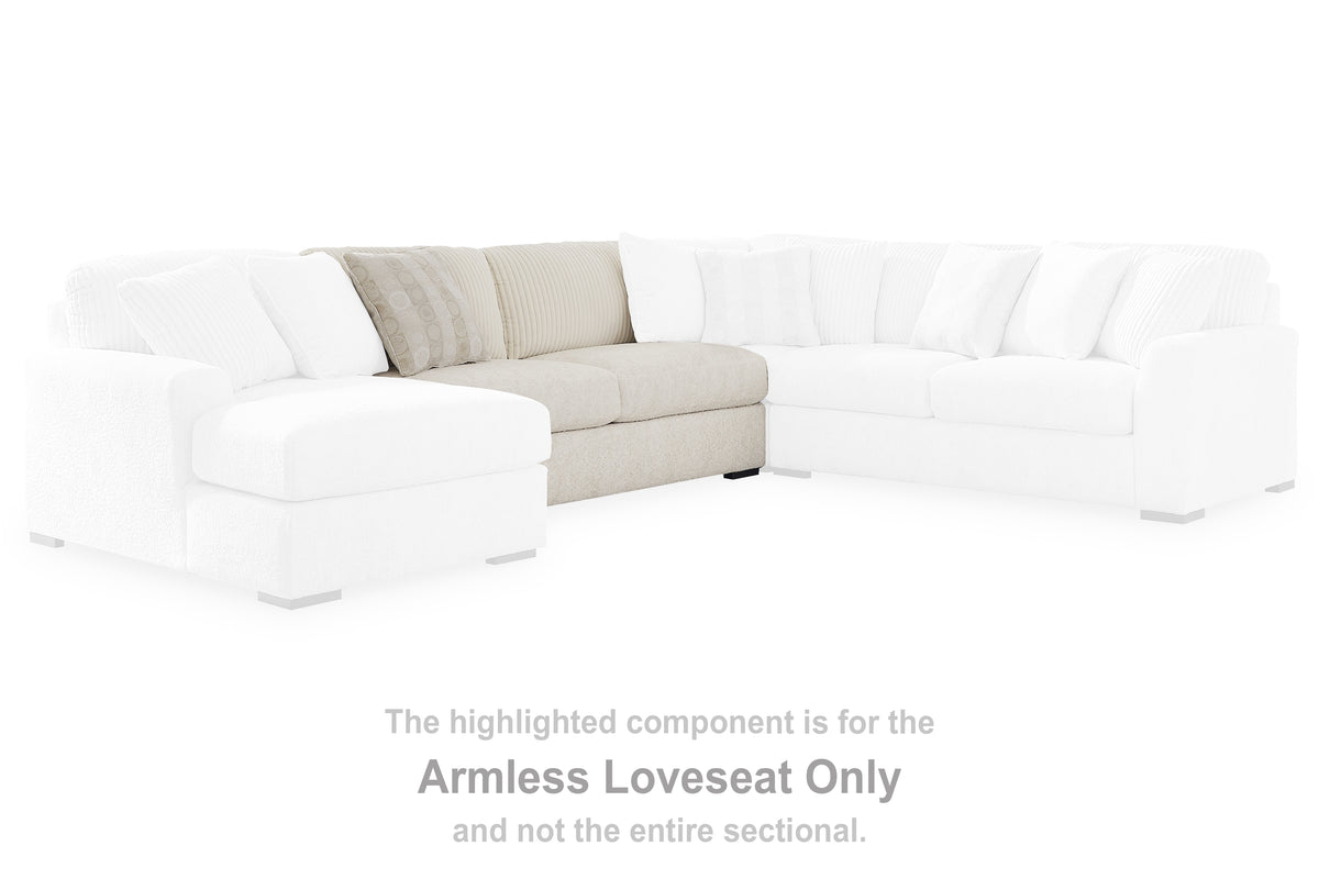 Warmstead Furniture - Ashley Furniture - Chessington Sectional - LAF 3-Piece Sectional / Ivory - 61904S5