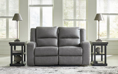 Warmstead Furniture - Ashley Furniture - Brixworth Living Room - Reclining Loveseat / Slate - 6910686