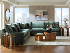 Warmstead Furniture - Ashley Furniture - Carriage View Sectional - LAF 3-Piece Sectional / Jade - 78001S1
