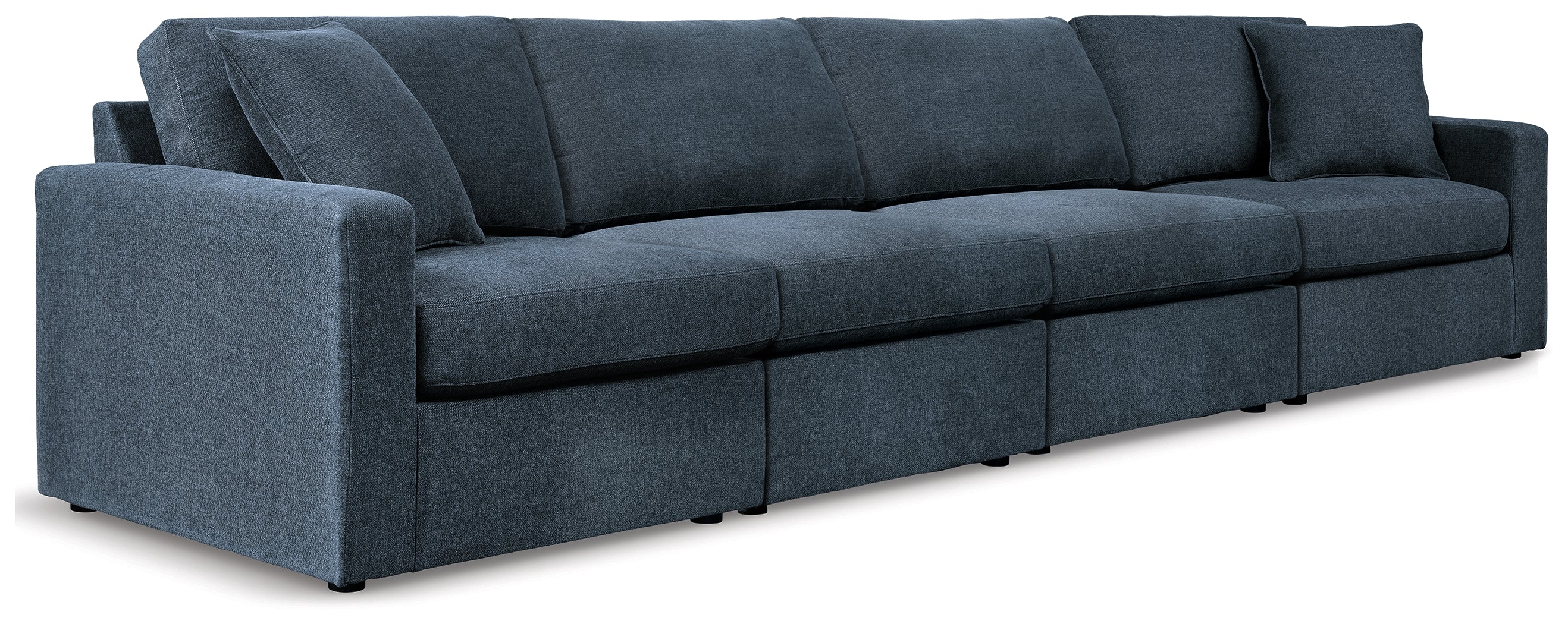 Warmstead Furniture - Ashley Furniture - Modmax Sectional - RAF 4-Piece Sectional / Ink - 92101S10