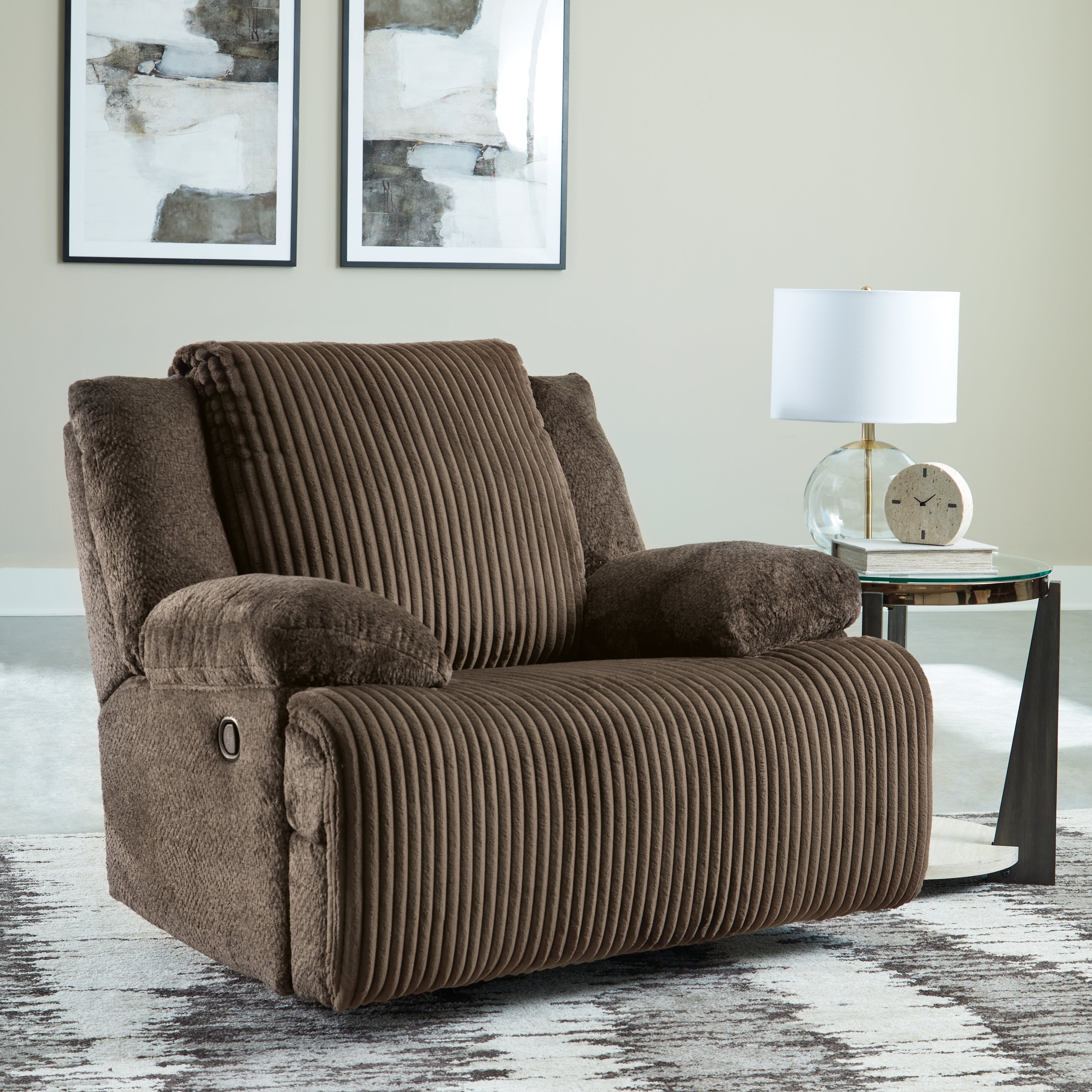 Warmstead Furniture - Ashley Furniture - Top Tier Living Room - Rocker Recliner / Chocolate - 9270525