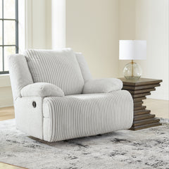 Warmstead Furniture - Ashley Furniture - Top Tier Living Room - Rocker Recliner / Alloy - 9270625