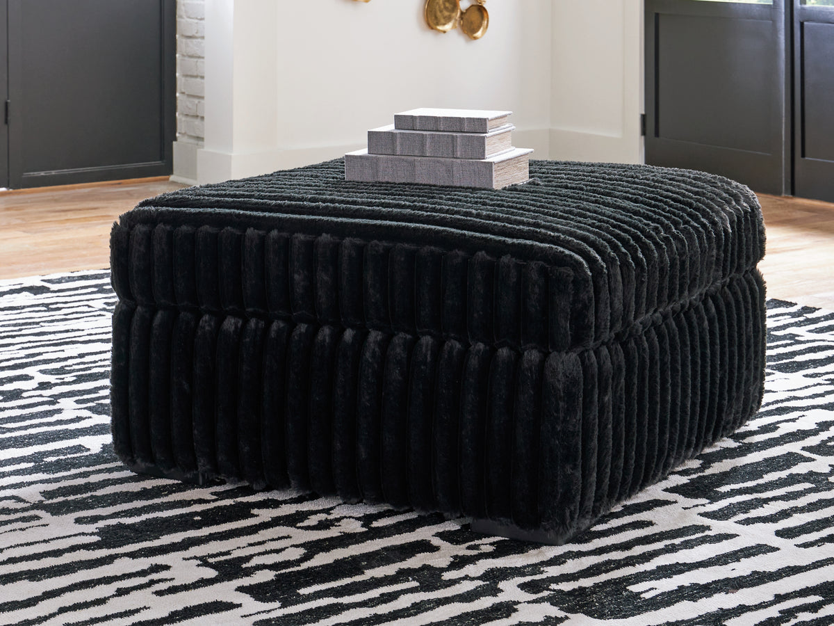 Warmstead Furniture - Ashley Furniture - Midnight-Madness Living Room - Sofa / Onyx - 9810338