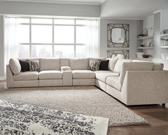 Warmstead Furniture - Ashley Furniture - Kellway Sectional - 7-Piece Sectional / Bisque - 98707S5