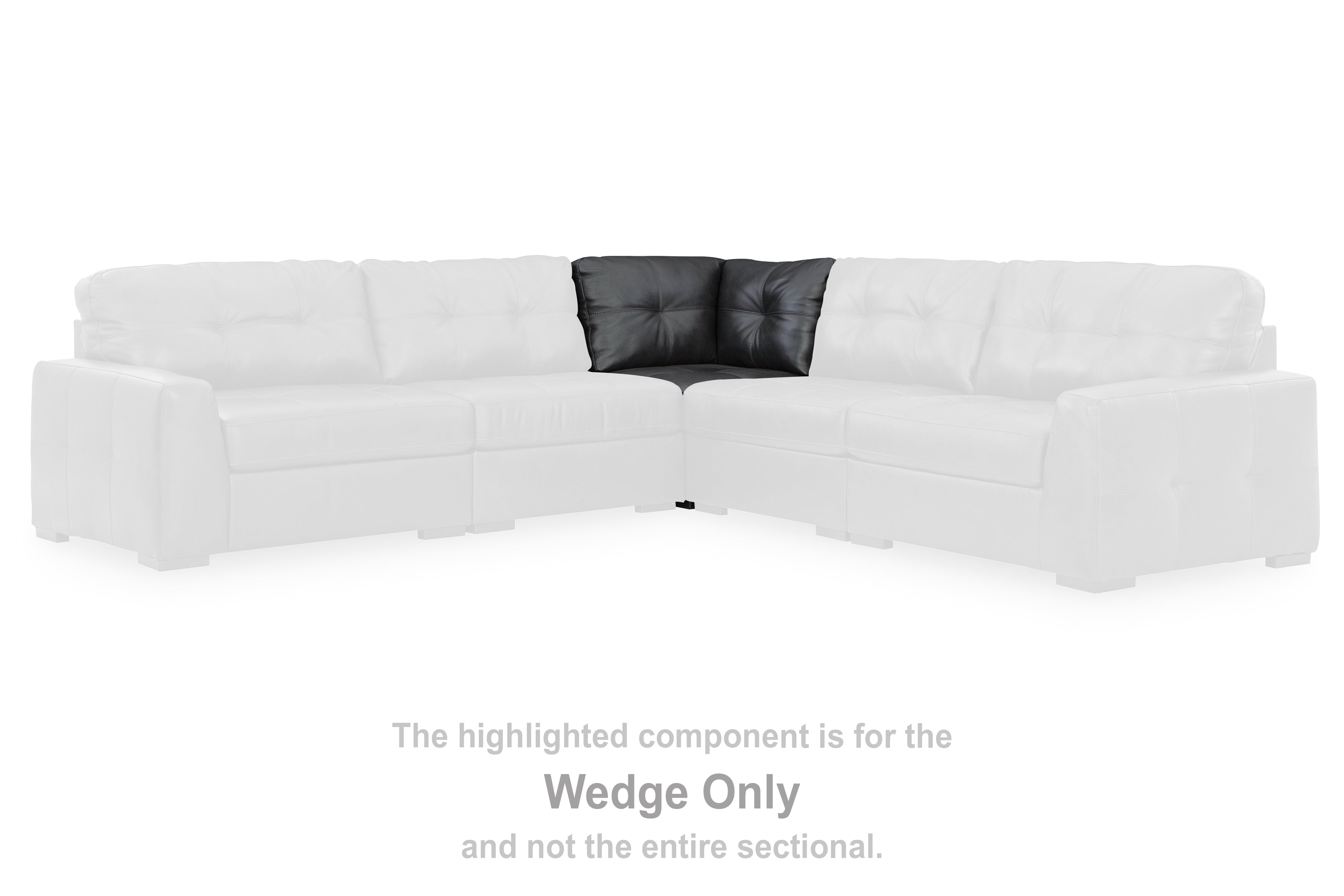 Warmstead Furniture - Ashley Furniture - Brindley Pier Sectional - Wedge / Fog - 9950377