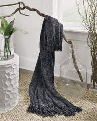 Warmstead Furniture - Ashley Furniture - Tamish Throw (Set of 3) - Throw (3/CS) / Black - A1001027