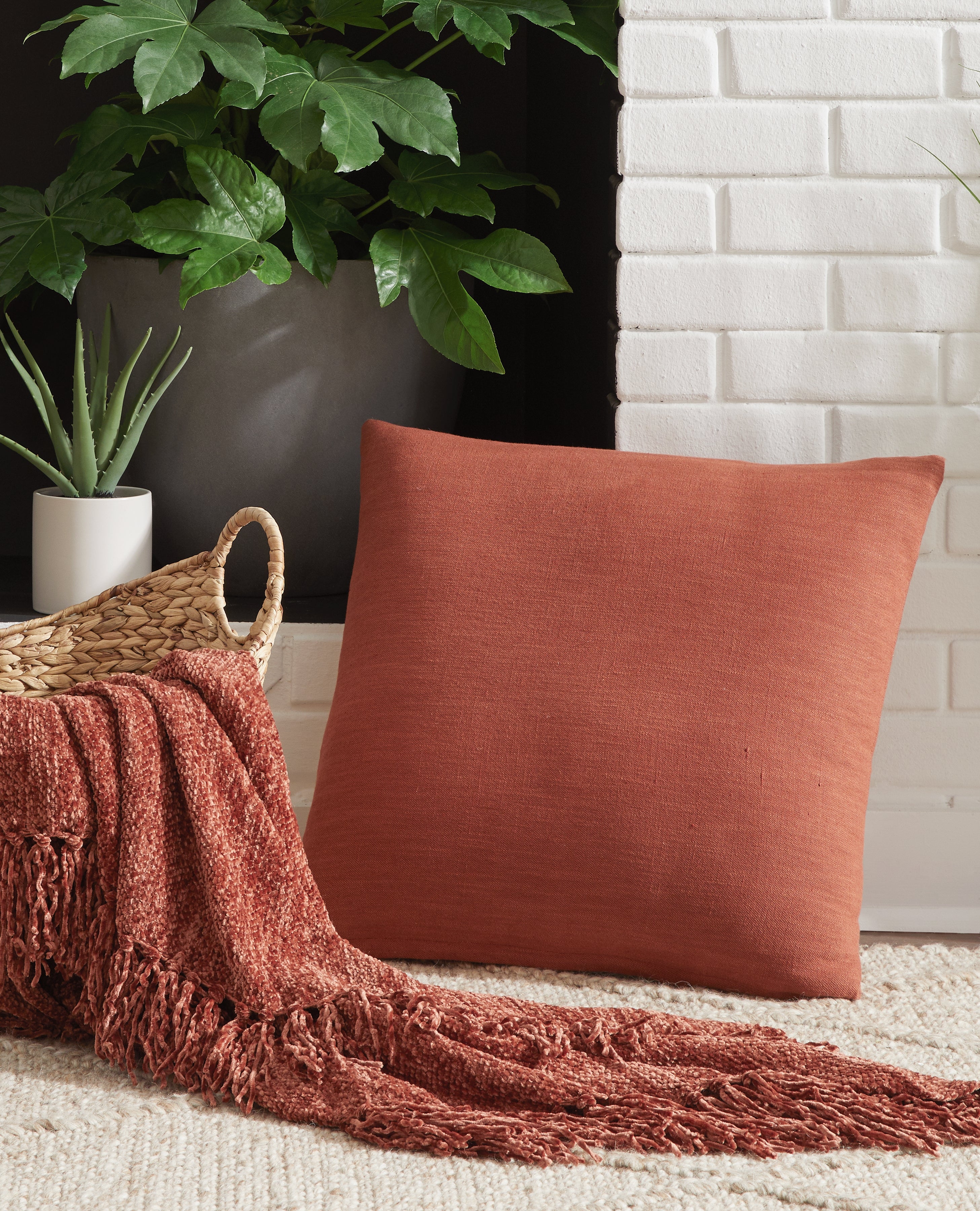 Warmstead Furniture - Ashley Furniture - Thaneville Pillows - Pillow / Rust - A1001043P